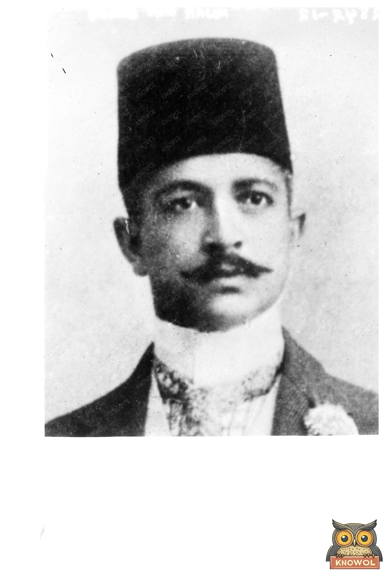 Elegant Portrait of Ottoman Grand Vizier Said Halim