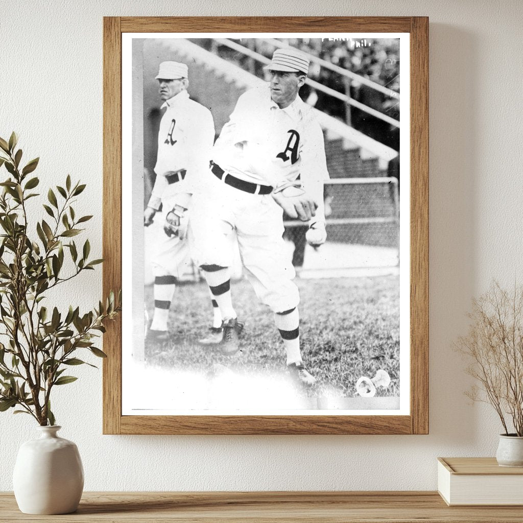 1913 Eddie Plank: Phillies Pitching Legend in Action