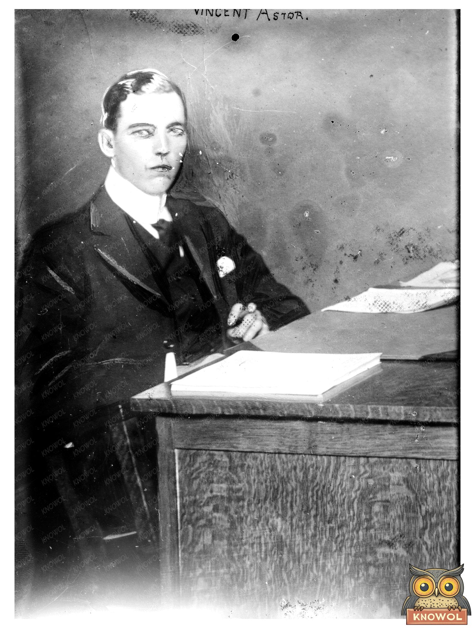 Early 20th-Century Portrait of Vincent Astor