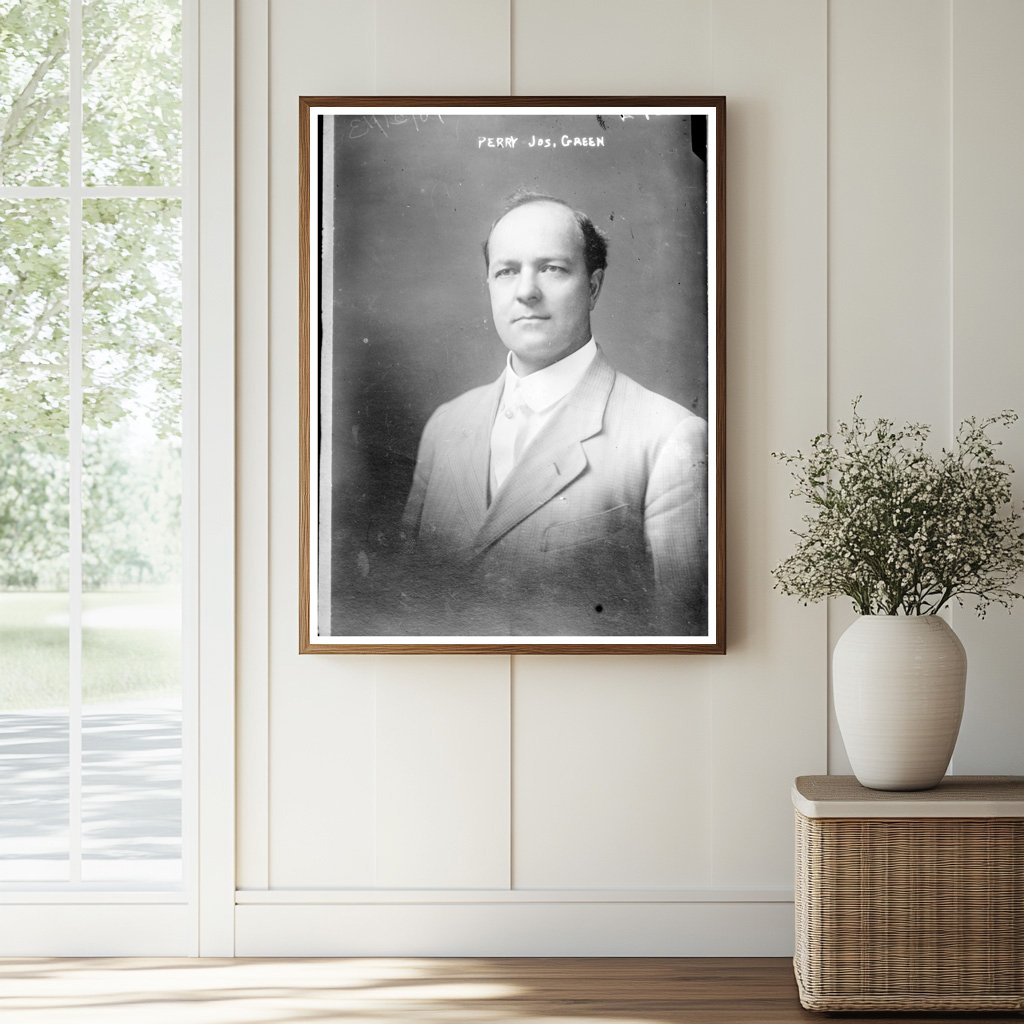 Historic Portrait of Perry Jos. Greene, 1913