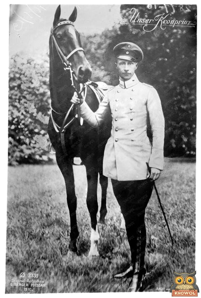 Historic 1910 Image of the Dreadnought Kronprinz