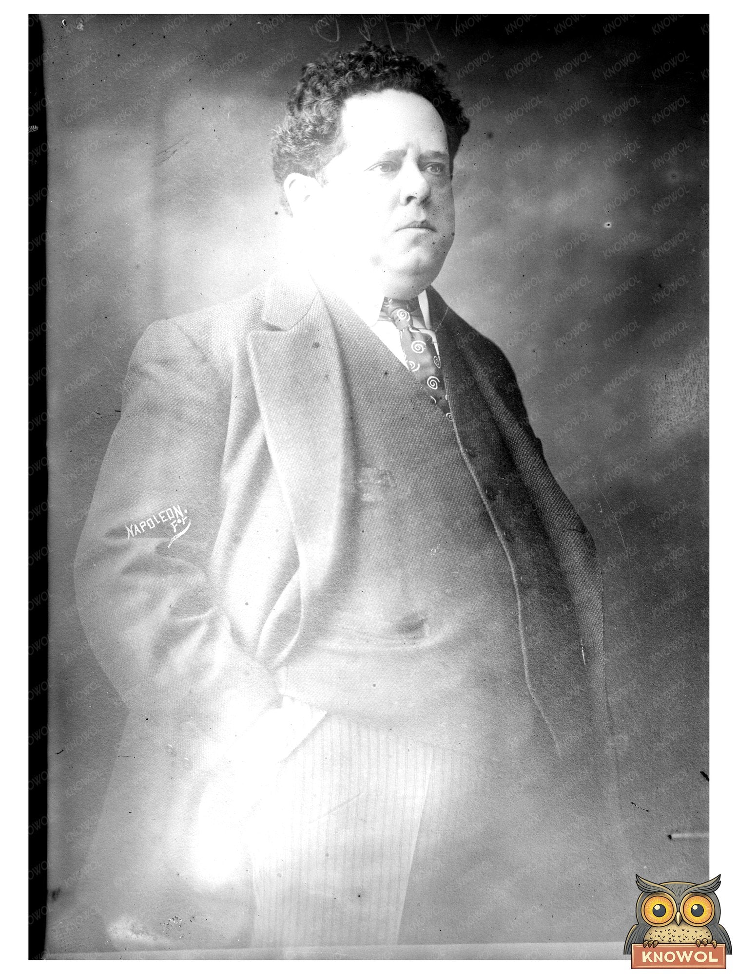 Historic 1913 Portrait of Q. Moheno