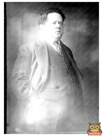 Historic 1913 Portrait of Q. Moheno