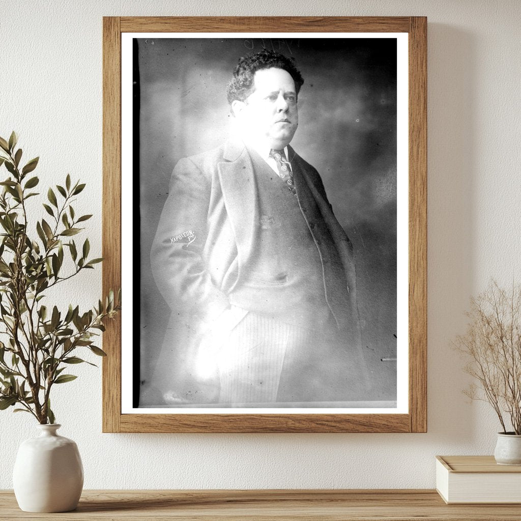 Historic 1913 Portrait of Q. Moheno