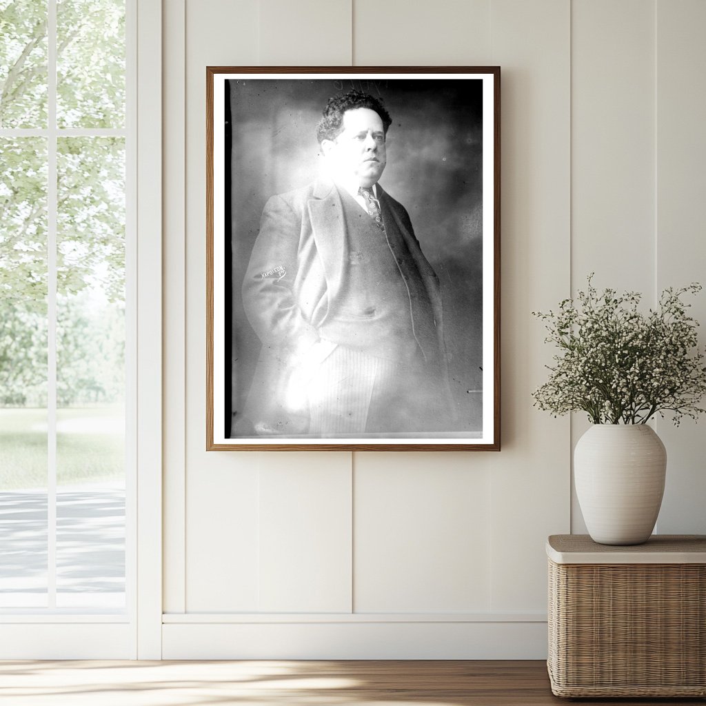 Historic 1913 Portrait of Q. Moheno