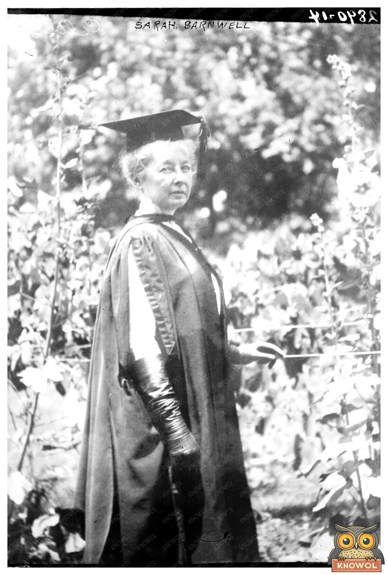 Historic Graduation Moment: Early 20th Century Proud Scholar