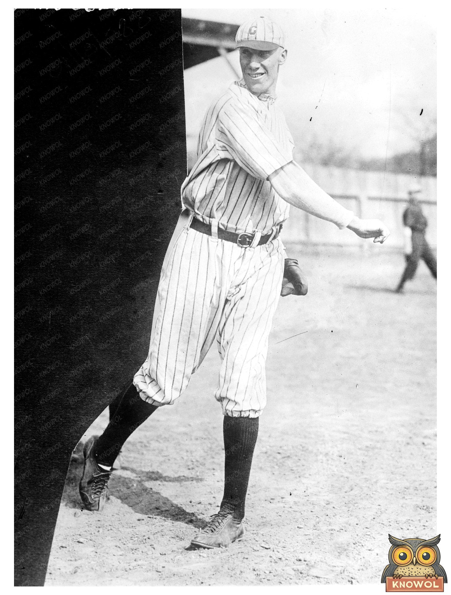 1907 Columbus Baseball Star: King Cole in Action
