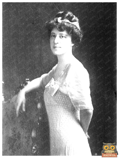 Graceful Southern Matron of Early 1900s