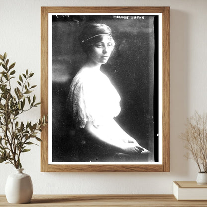 Graceful Girlhood: Vintage Portrait of Marjorie Brown