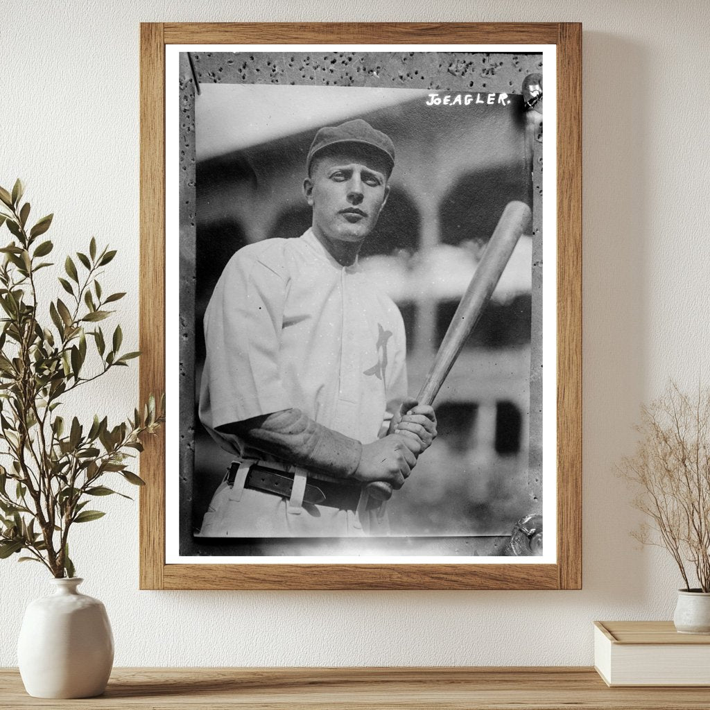1912 Portrait of Atlanta Crackers Star Joe Agler