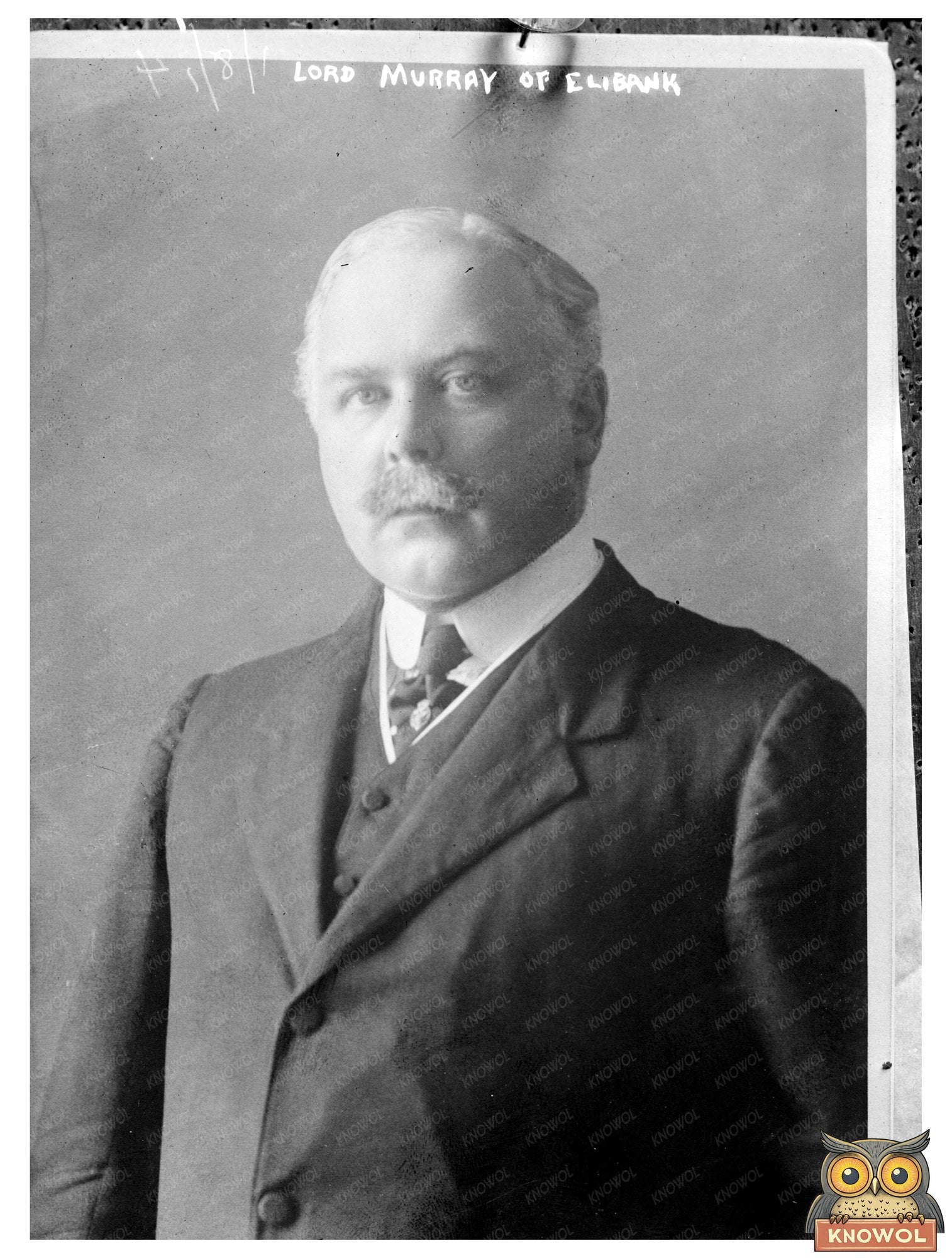 1914 Portrait of Lord Murray: British Political Figure