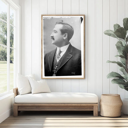 Historic Portrait of Early 20th Century Leader