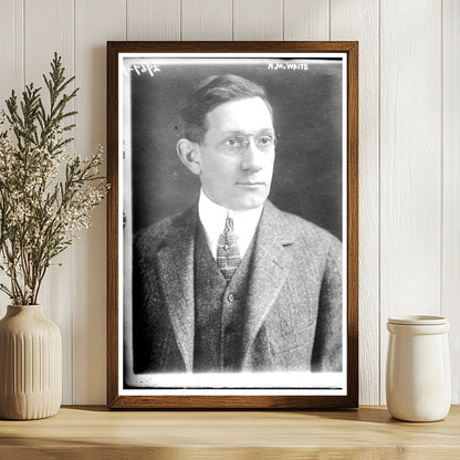 Early 1910s Portrait of a Distinguished Professional