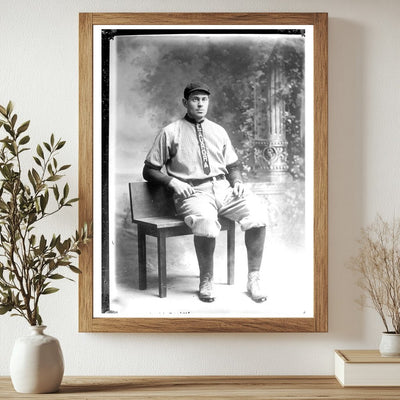 1913 East Aurora Baseball Pitcher in Action