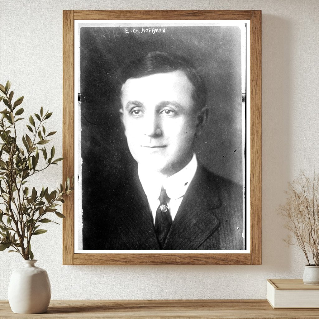 1910s American Icon: Portrait of E.G. Hoffman