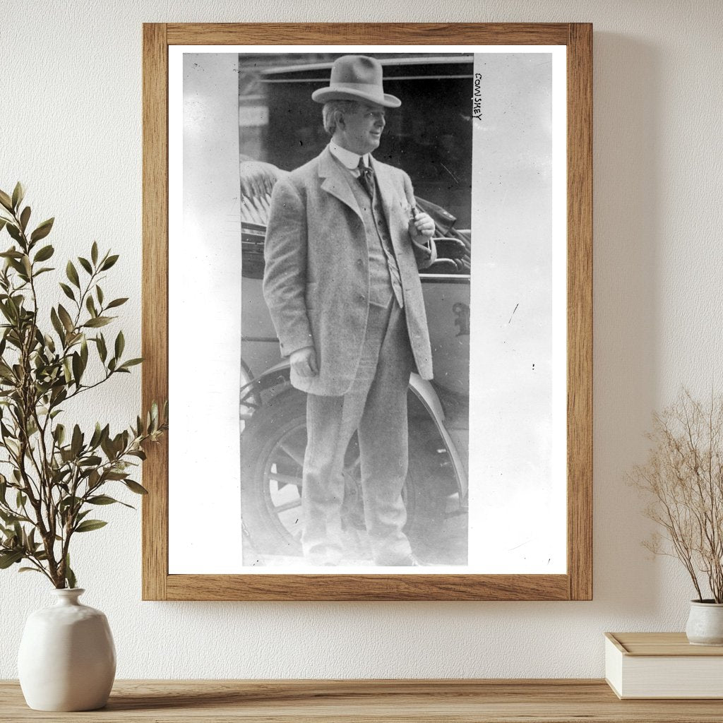 1914 Chicago Baseball Mogul Captured in Time