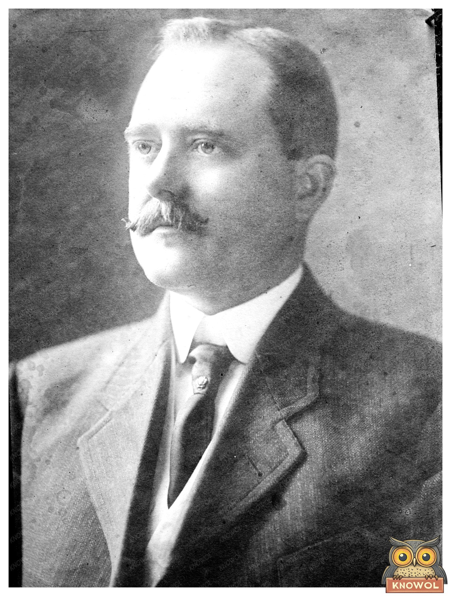 Historic Portrait of a 1910s Southern Journalist