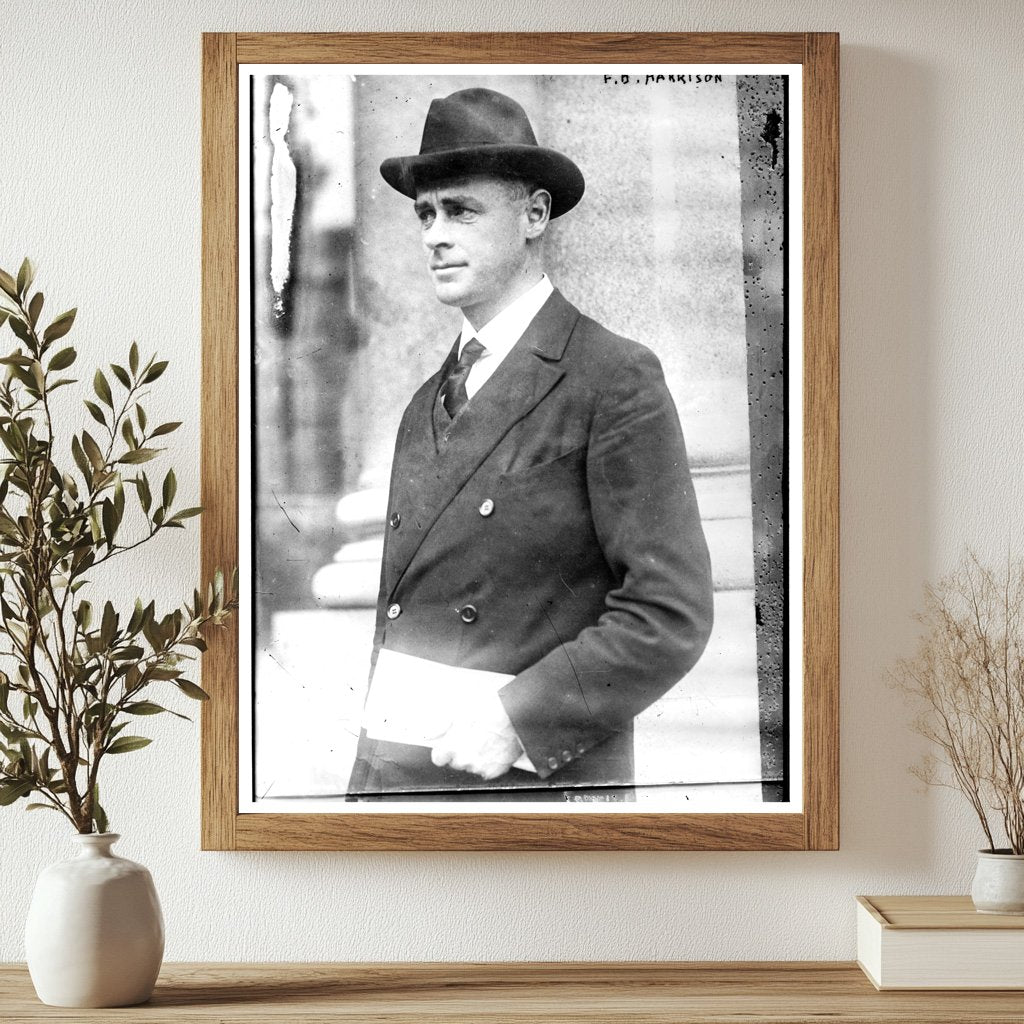 Early 20th Century Portrait of a Historical Leader