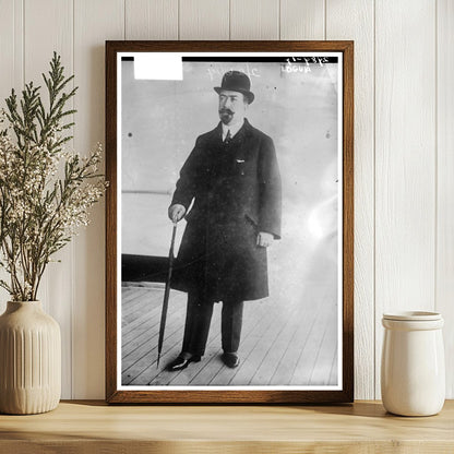 Historic 1914 Image of Perus President Leguía