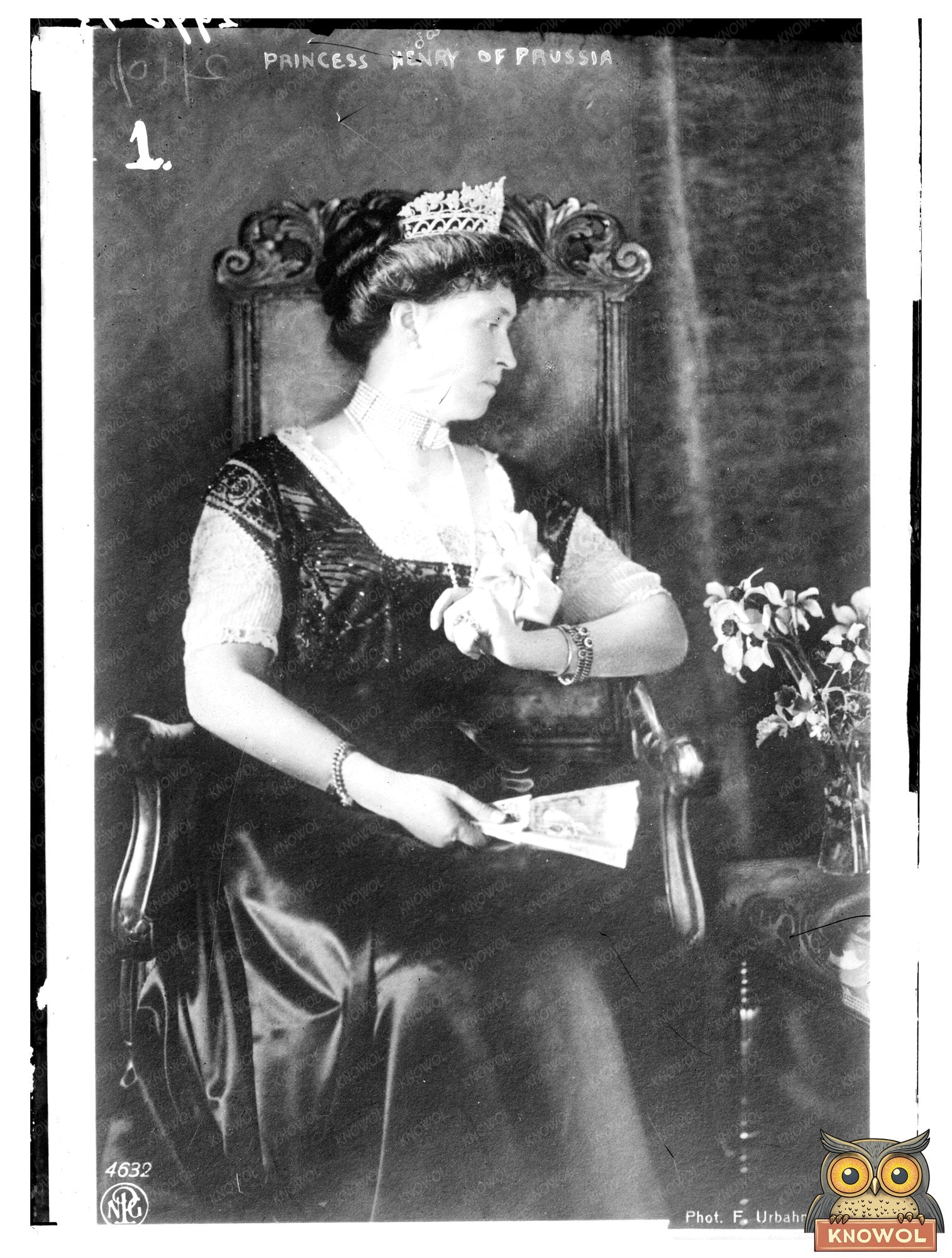Elegant Portrait of Princess Henry, 1914