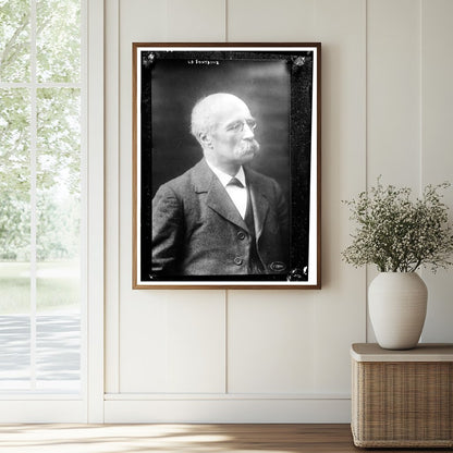 1914 La Fontaine: Early 20th Century Icon Portrait