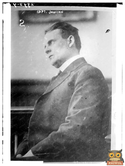 1914 Military Portrait of Captain Johnson in Uniform