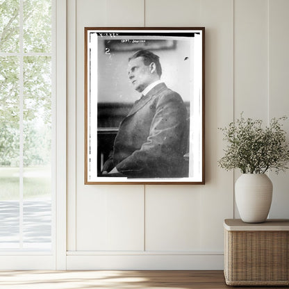 1914 Military Portrait of Captain Johnson in Uniform