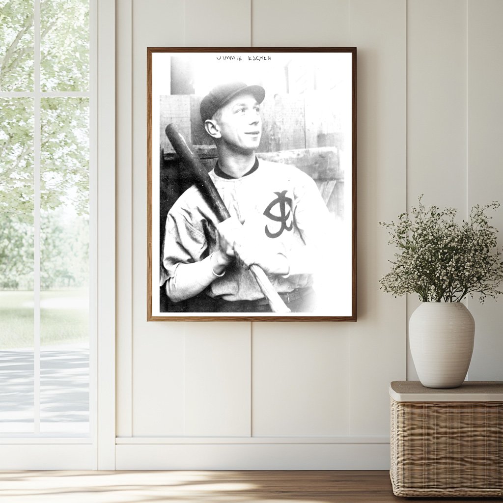 1914 Vintage Minor League Baseball Star Portrait