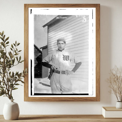 1913 Joe Graves: Chippewa Tribe Pitcher in Action