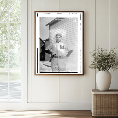 1913 Joe Graves: Chippewa Tribe Pitcher in Action