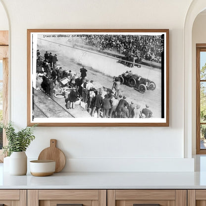 Thrilling Start of the 1914 Vanderbilt Cup Race