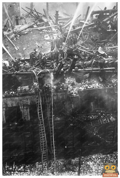 Historic Blaze at Missouri Athletic Club, 1910s