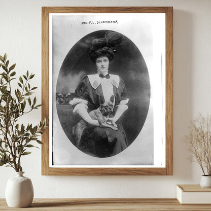 Elegant Early 1900s Portrait of Mrs. Schoonmaker