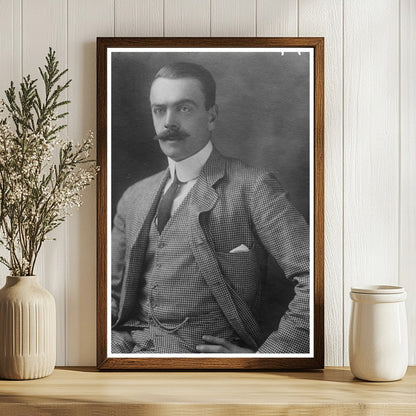 Early 1900s Portrait of a Distinguished Gentleman