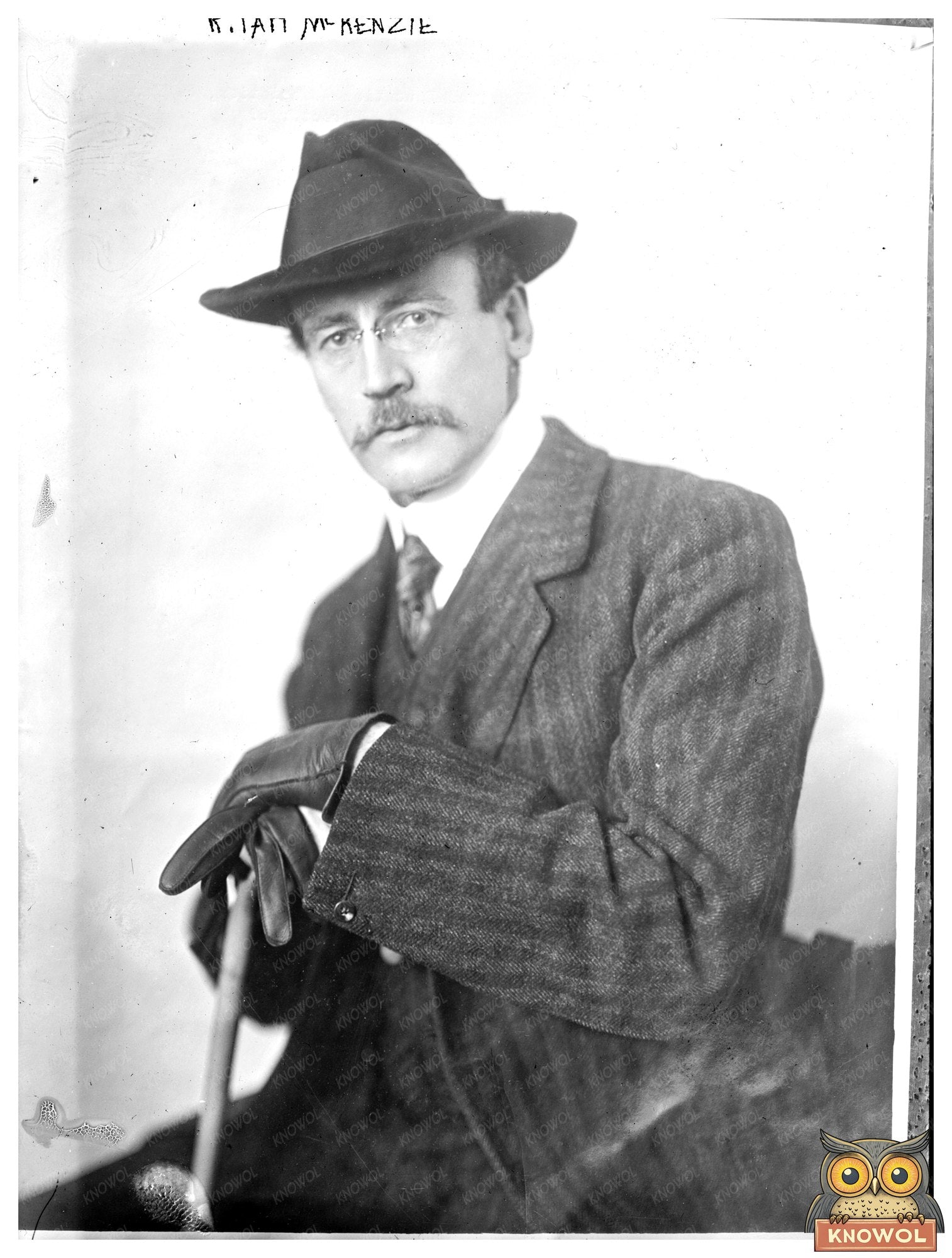 1914 Portrait of Iconic Early 20th Century Figure