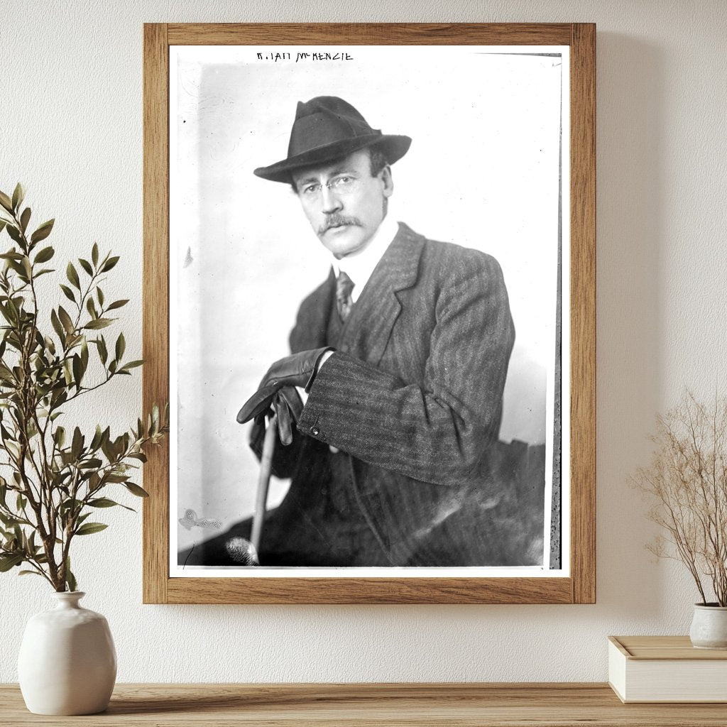 1914 Portrait of Iconic Early 20th Century Figure