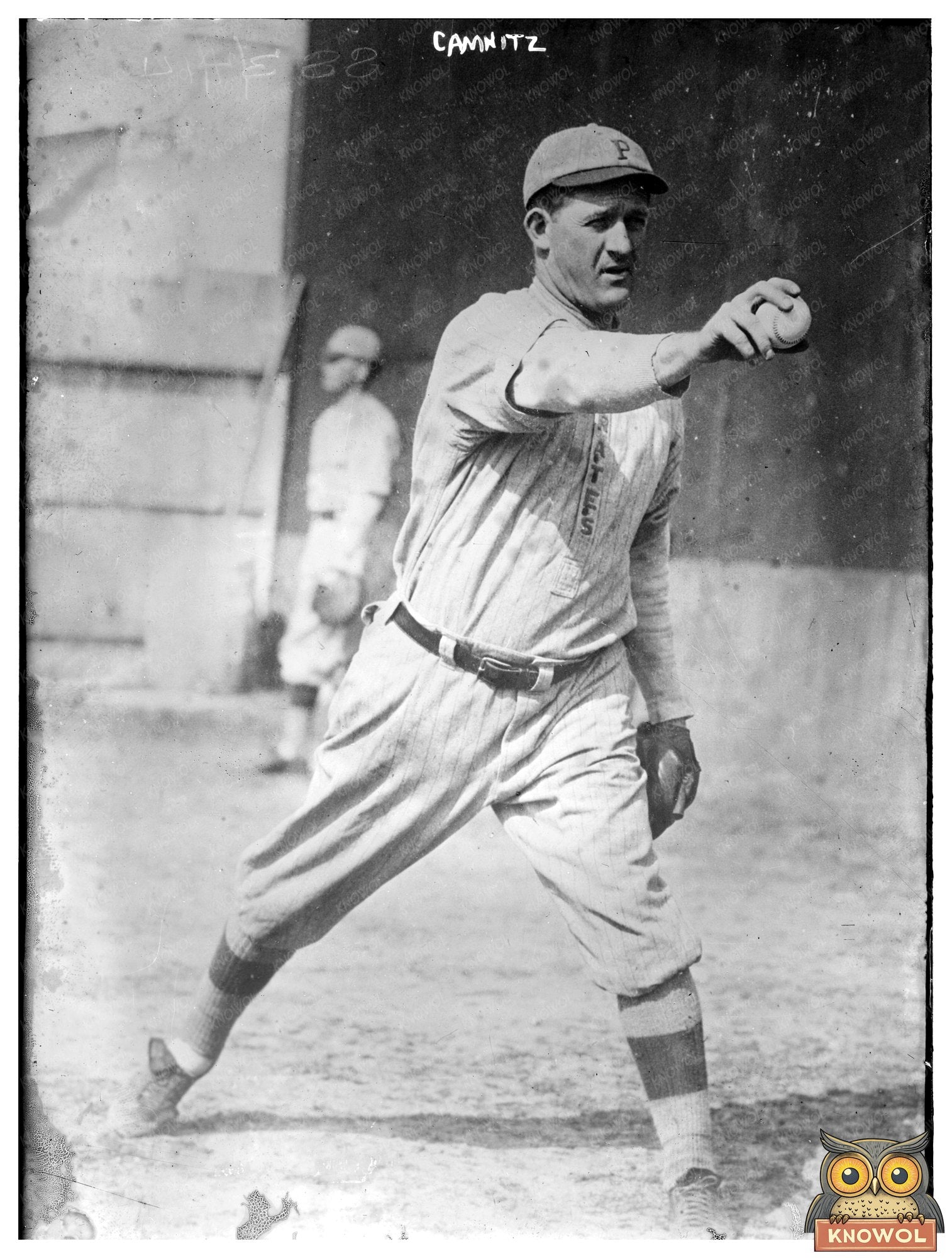 1914 Portrait of Howie Camnitz: Pittsburgh Baseball Star