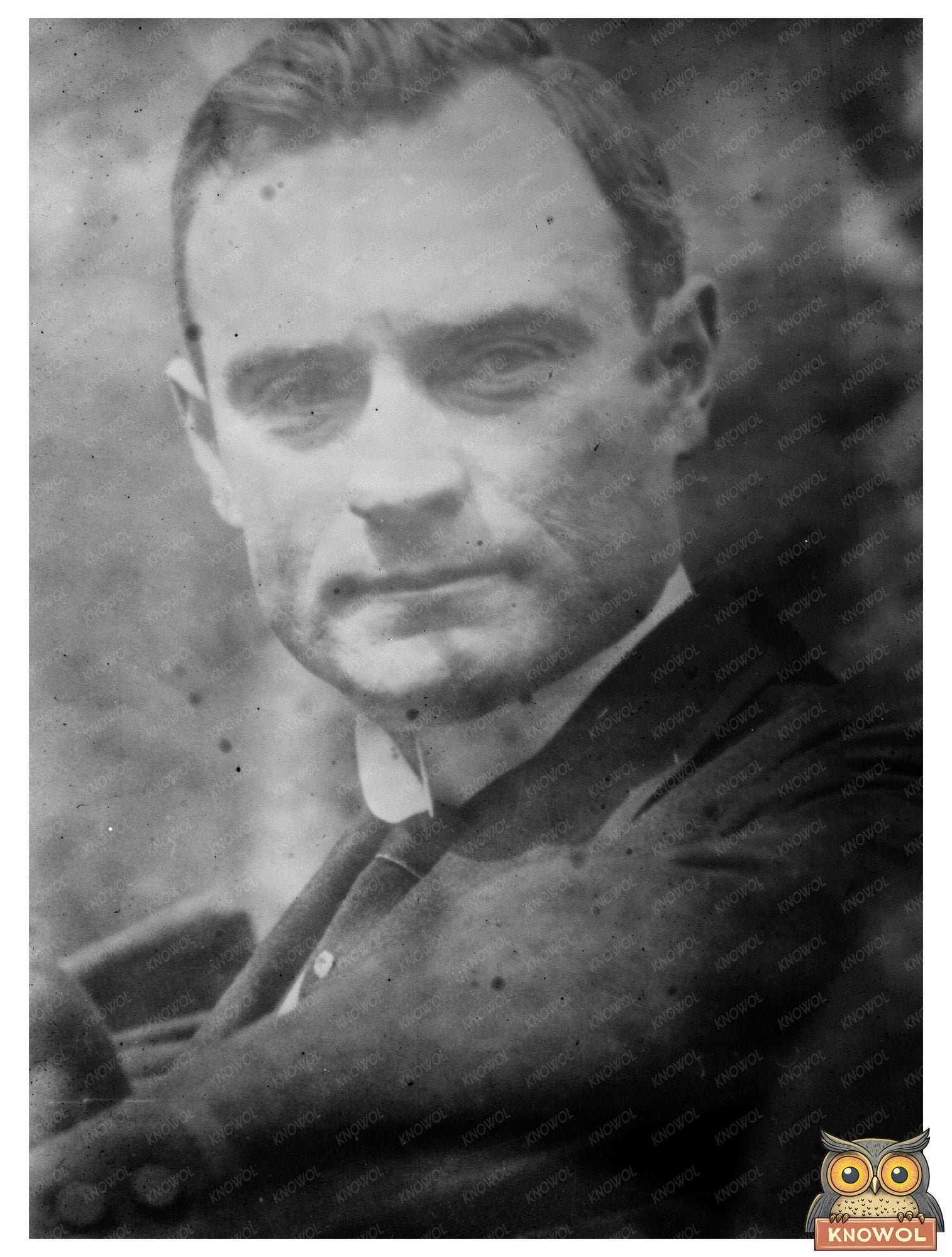Historic Portrait of Early 20th Century Leader