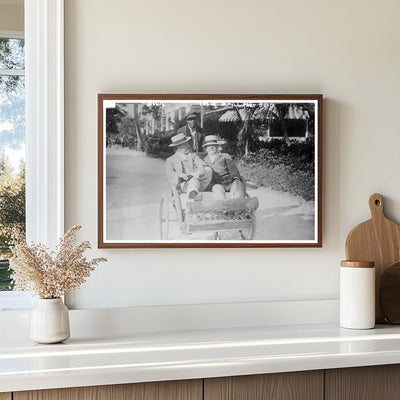 Charming Palm Beach Scene from Early 1910s