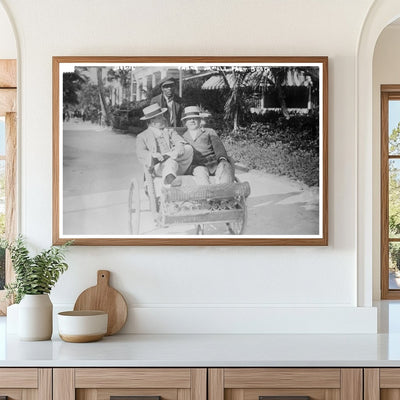 Charming Palm Beach Scene from Early 1910s