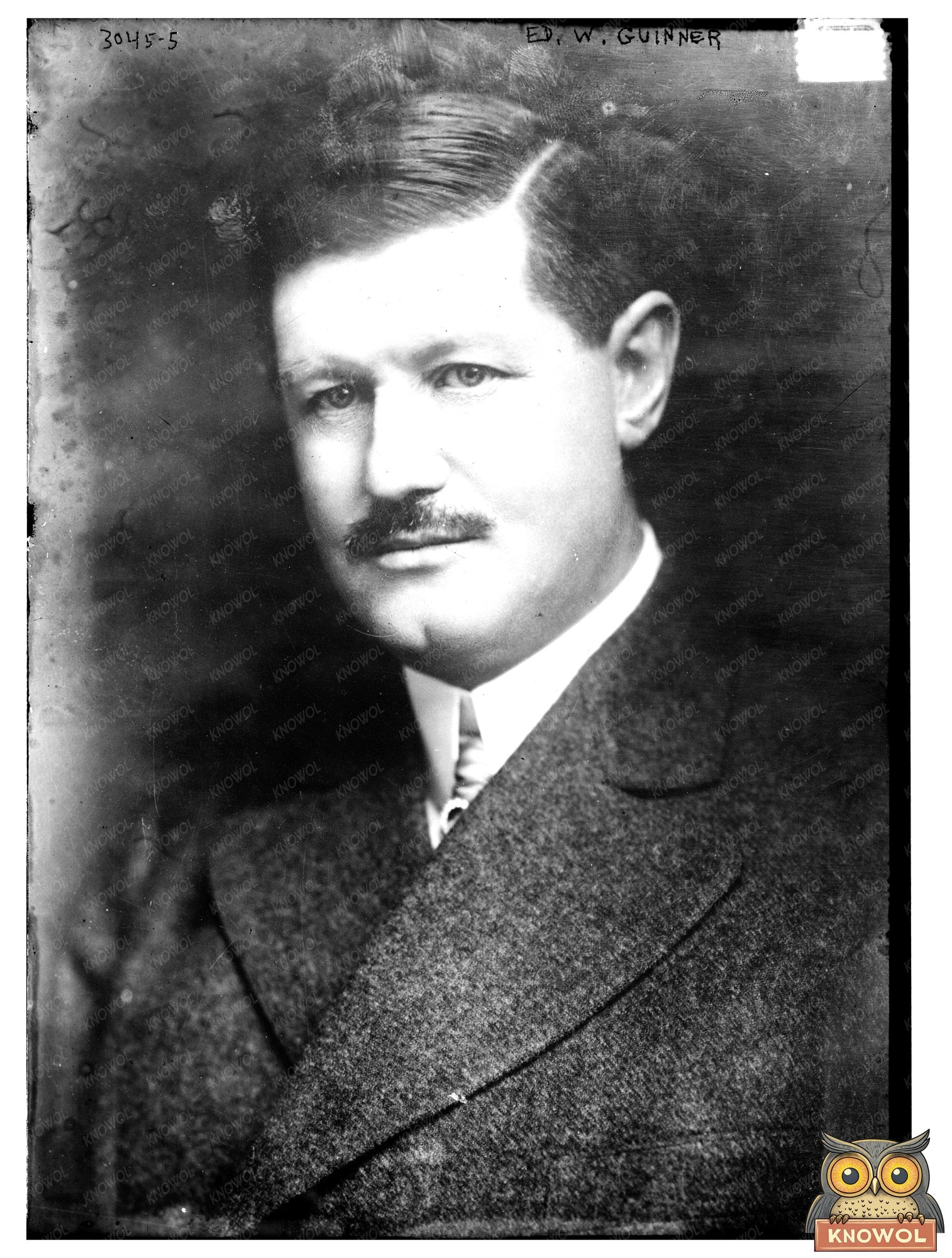 Vintage Portrait of a Timeless Gentleman, Circa 1910