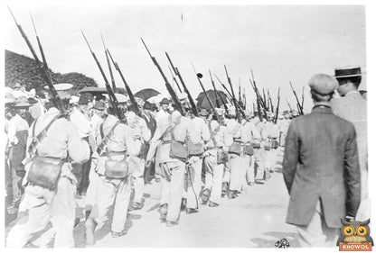 Federals Mobilizing for Battle in Torreon, 1914