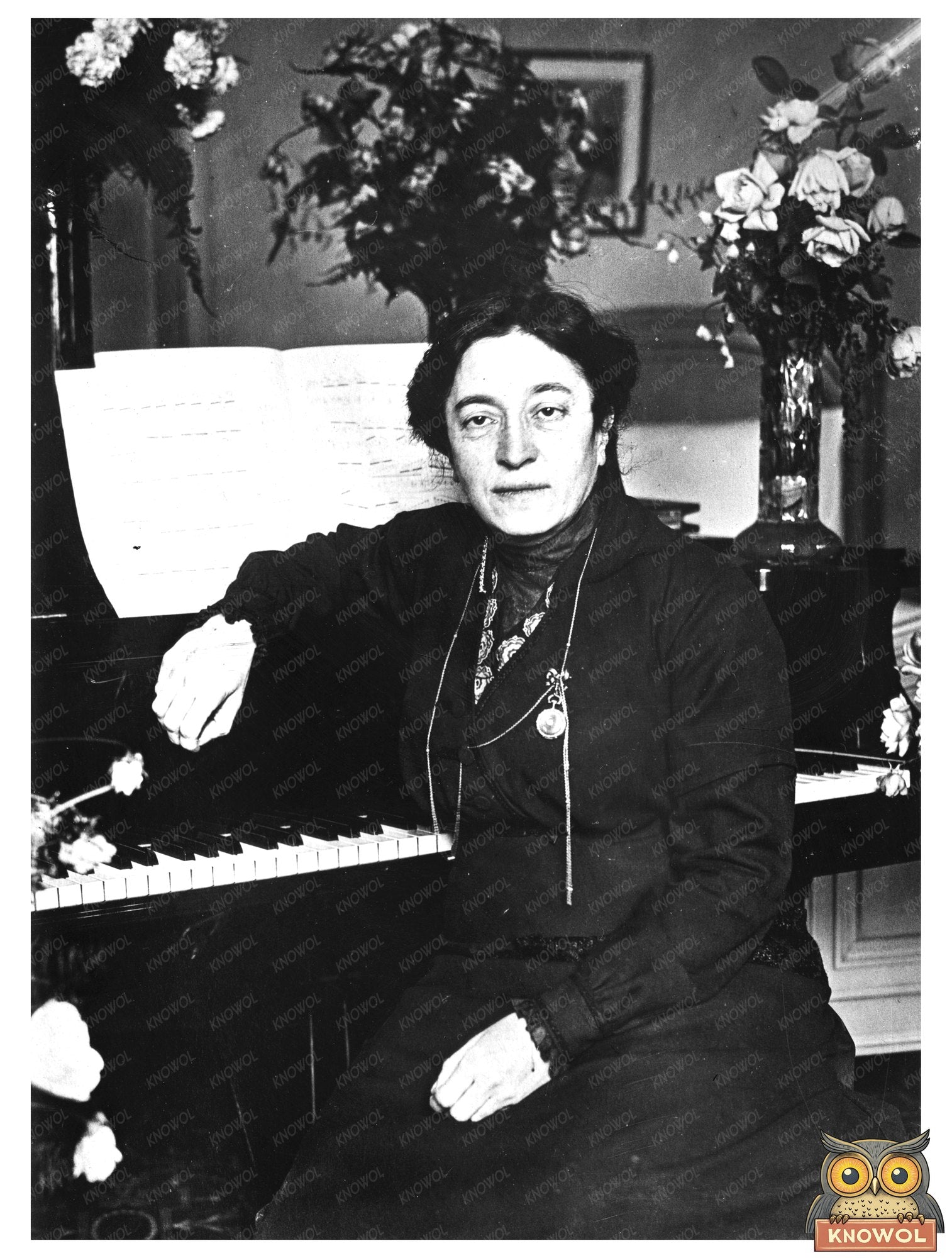 1925 Moment of Musical Magic at the Piano