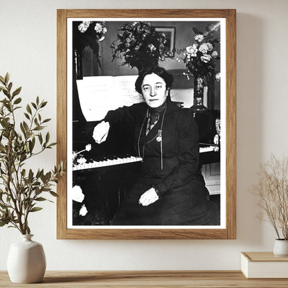 1925 Moment of Musical Magic at the Piano