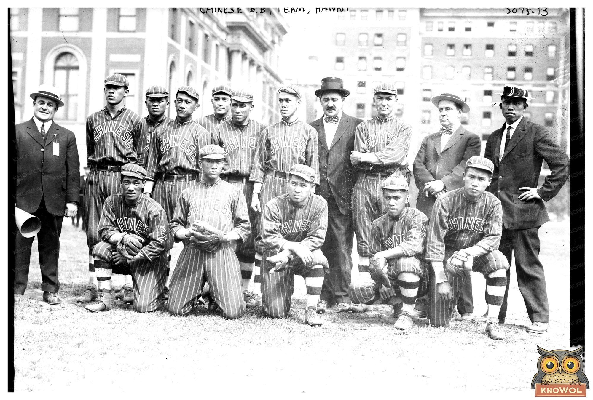 Historic 1914 Chinese Baseball Team in Hawaii