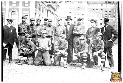Historic 1914 Chinese Baseball Team in Hawaii