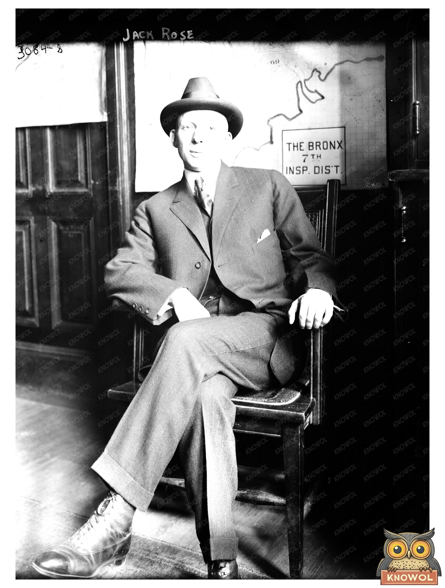 Captivating Portrait of Jack Rose, 1910-1915