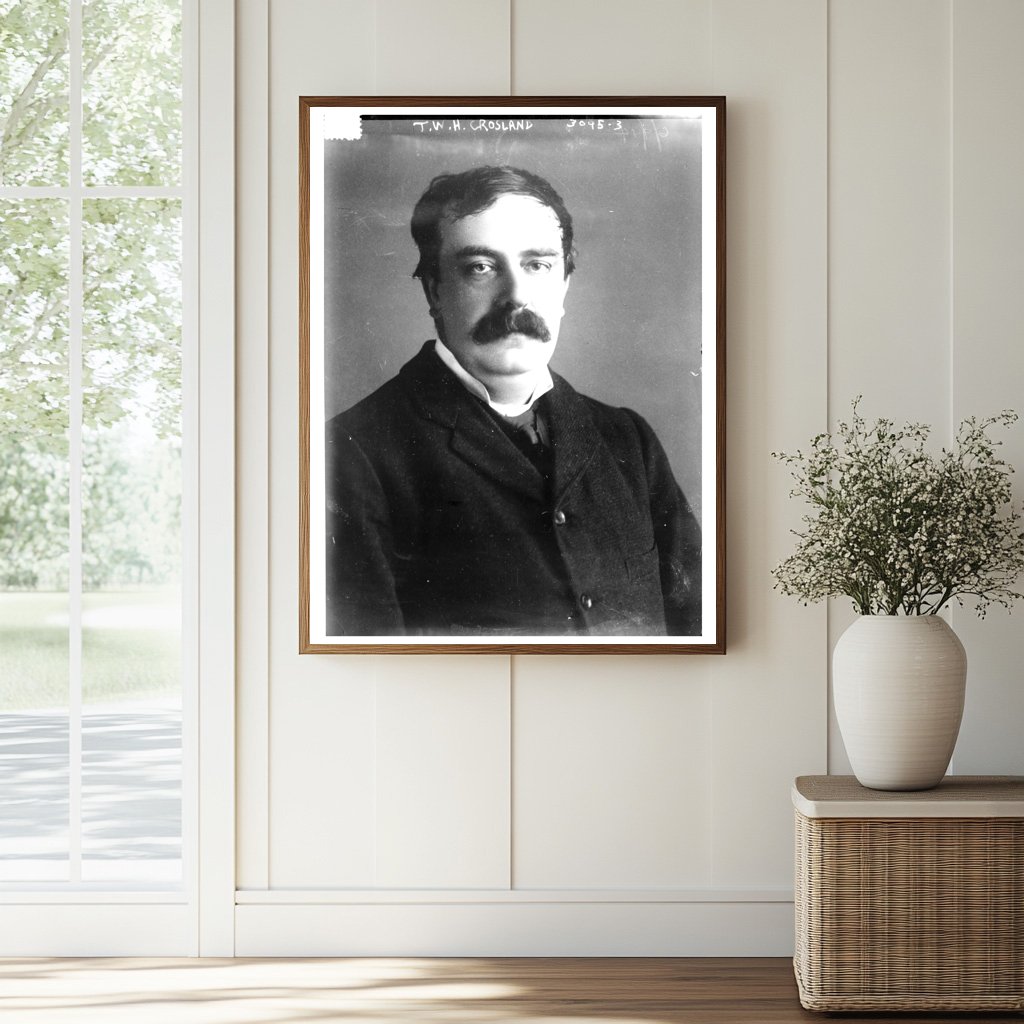1914 Portrait of Social Advocate T.W.H. Crosland