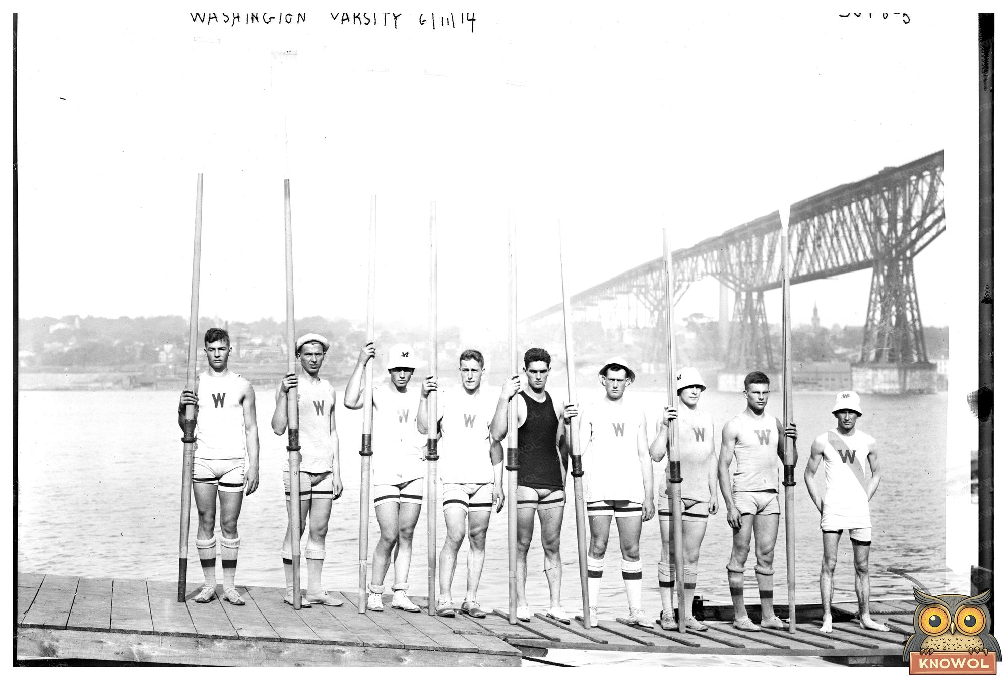 Historic 1914 Washington Varsity Rowing Crew
