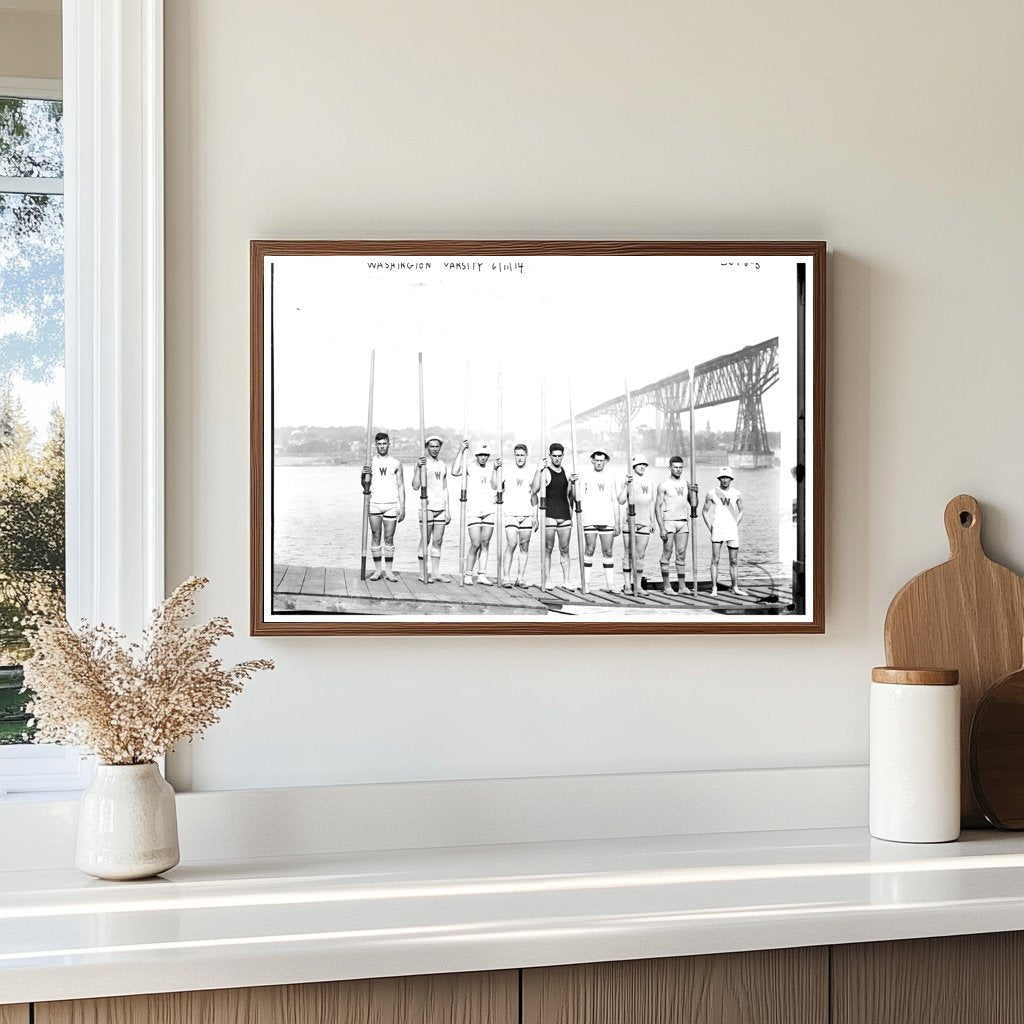 Historic 1914 Washington Varsity Rowing Crew